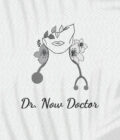 Halat medical brodat - Beauty & stethoscope