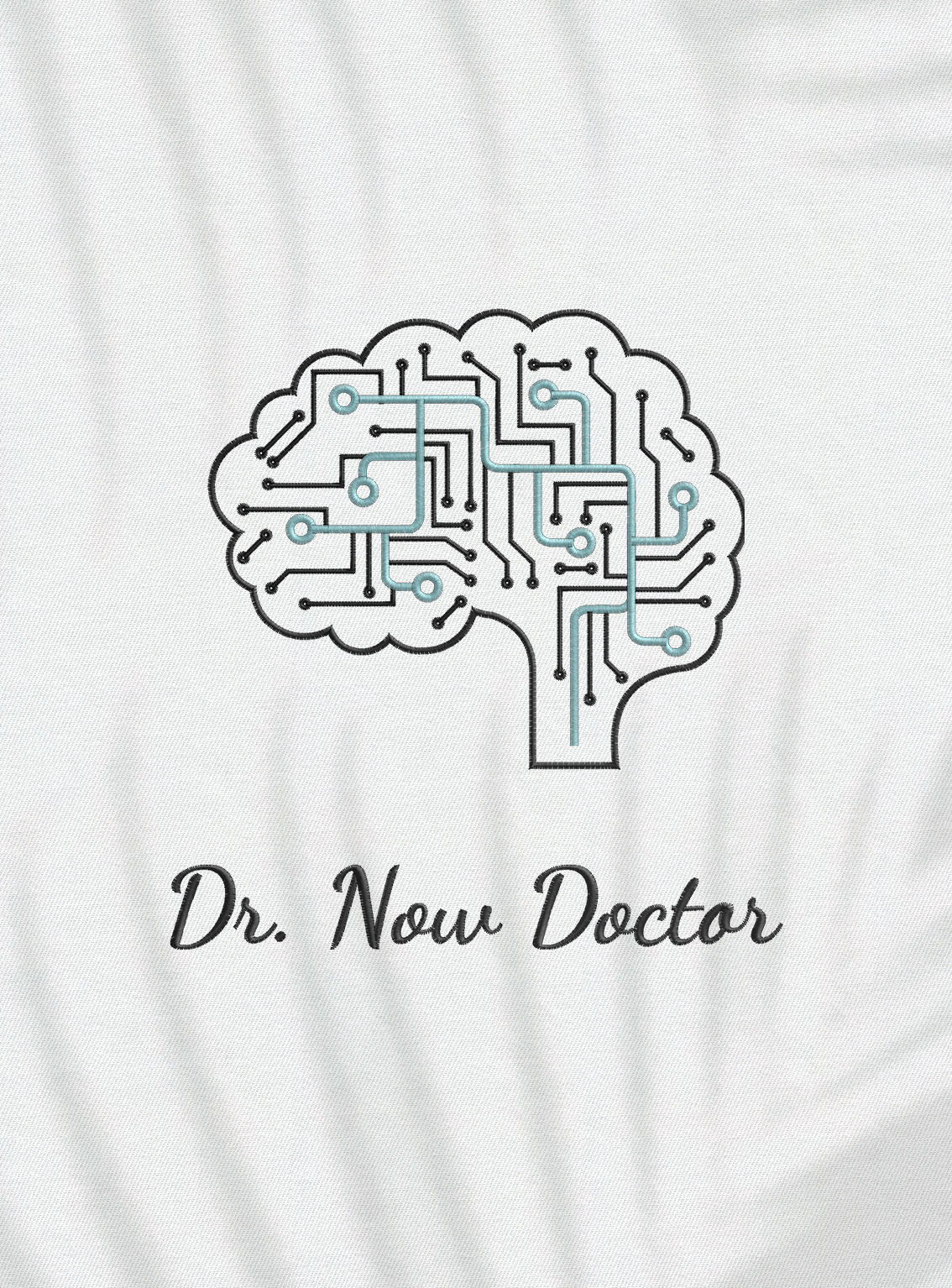 Halat medical brodat - Brain circuite