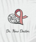 Halat medical brodat - Breast cancer