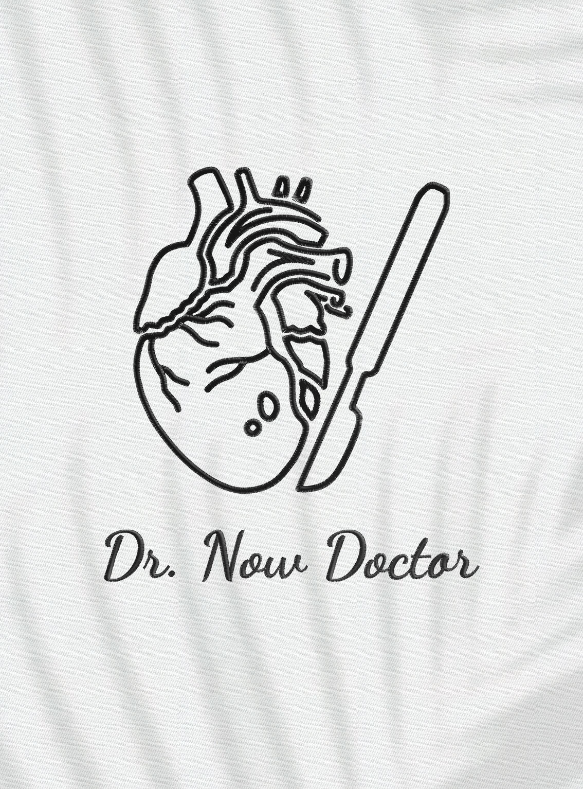 Halat medical brodat - CCV