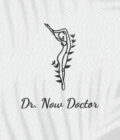 Halat medical brodat - Grace