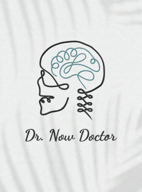 Halat medical brodat - Neurochir