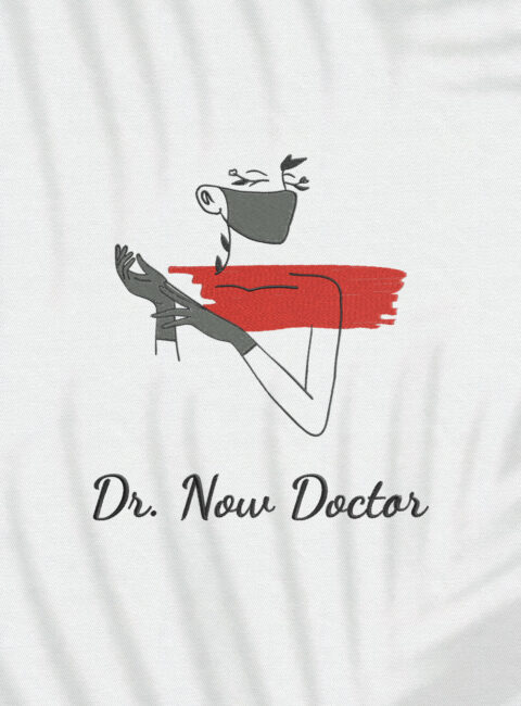 Halat medical brodat - Pandemic