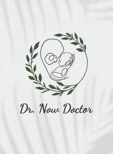 Halat medical brodat - Pediatrie