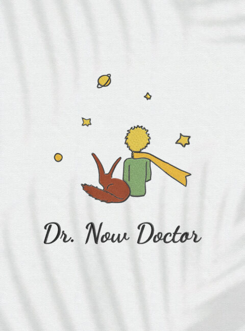 Halat medical brodat - The Little Prince