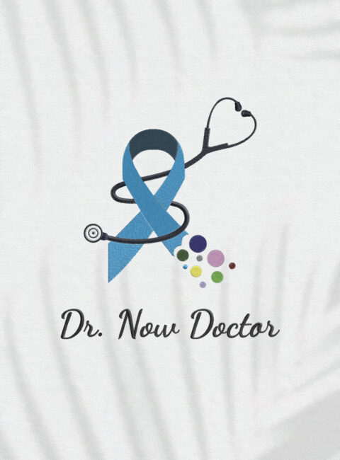 Halat medical brodat - The ribbon